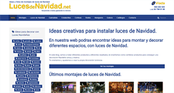 Desktop Screenshot of lucesdenavidad.net